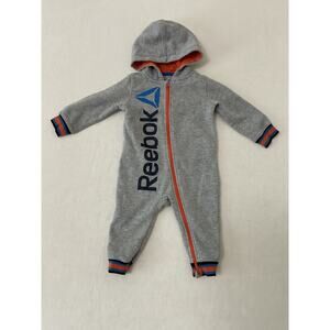 Rebook One Piece Zip Sleeprt With Hoodie 12M